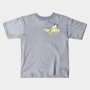 Coal Tit Watercolour Kids T-Shirt